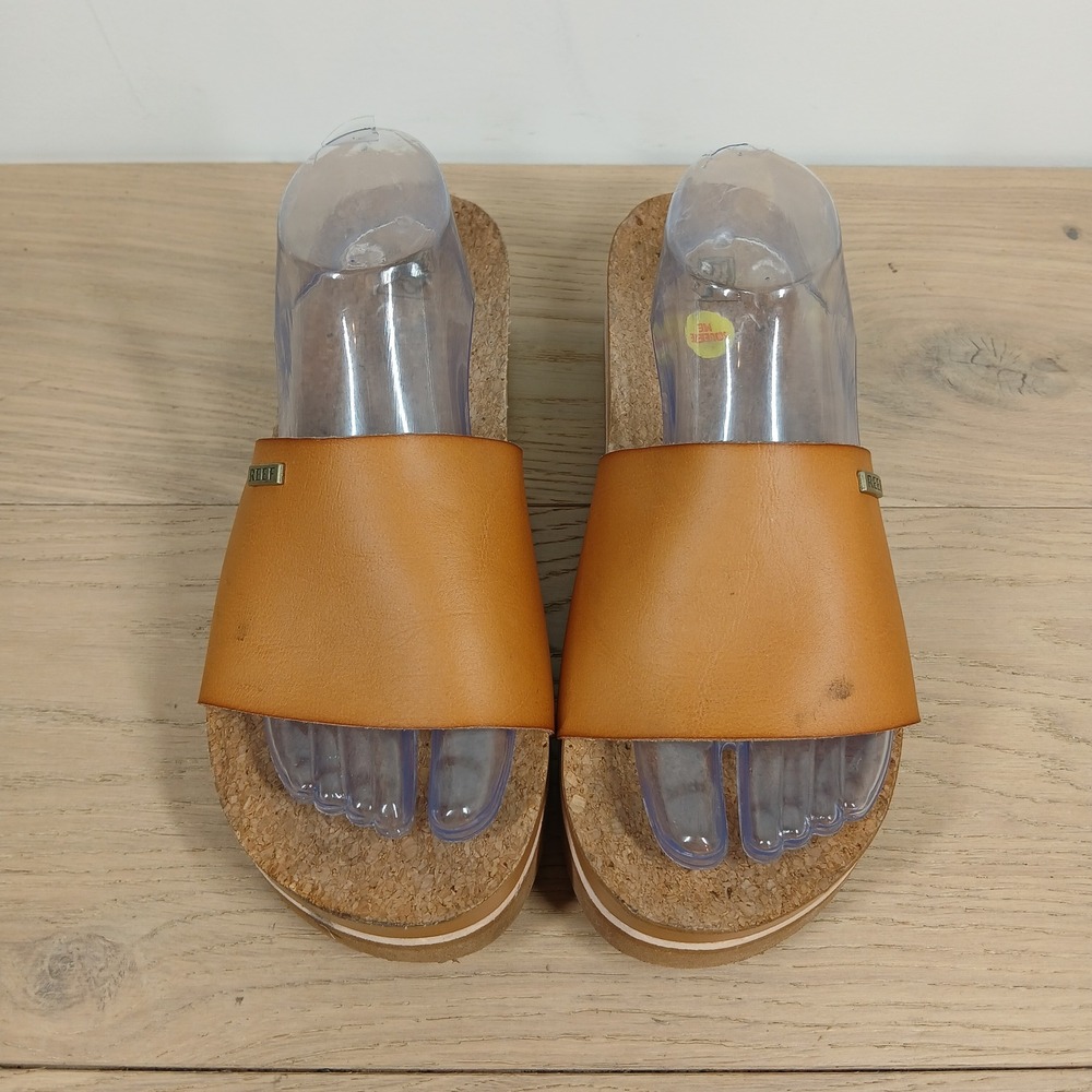 Reef Tan Slide Sandals